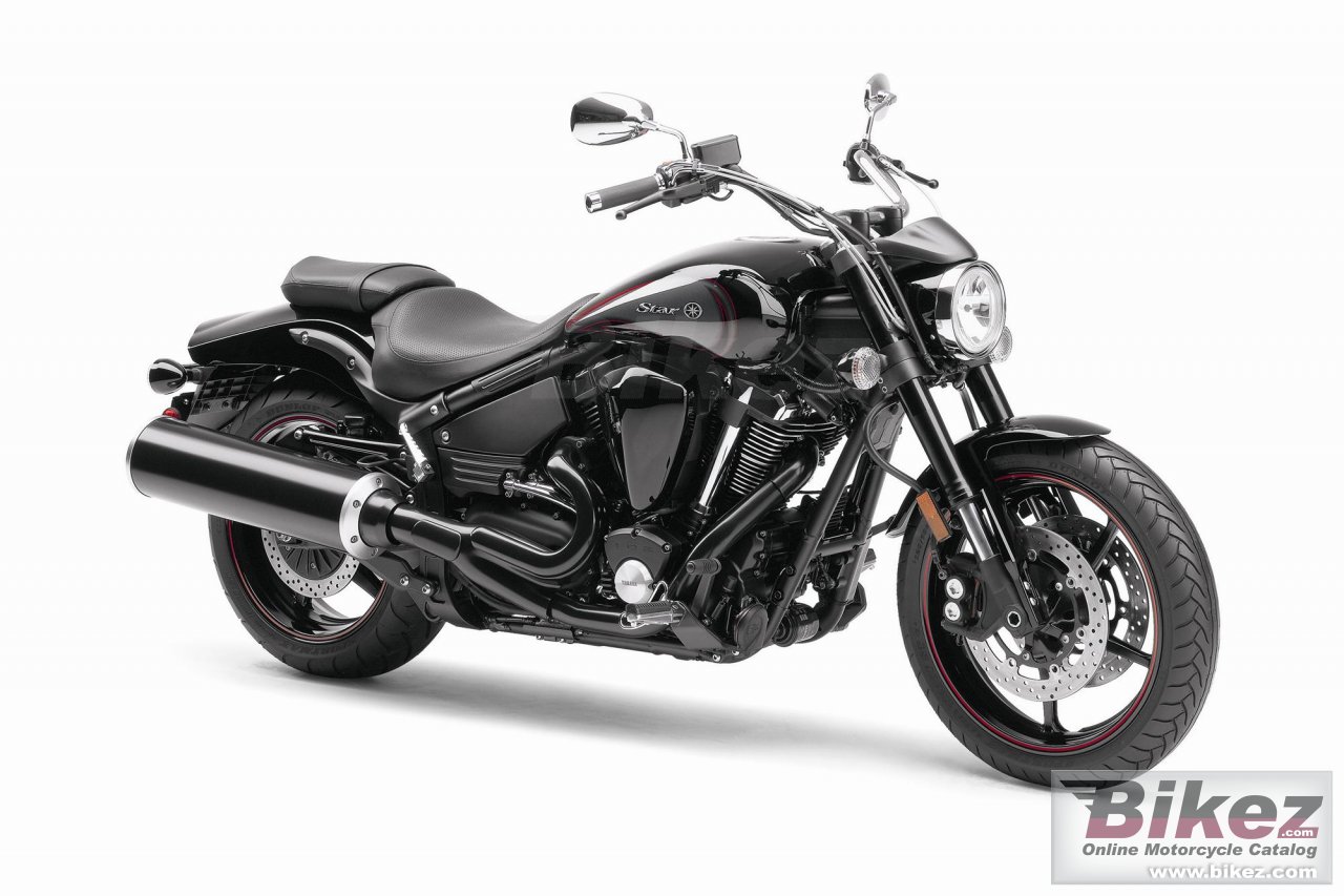 Big Yamaha star midnight warrior picture and wallpaper from Bikez.com